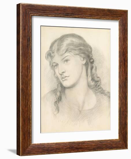 Alexa Wilding, 1865-Dante Gabriel Rossetti-Framed Giclee Print