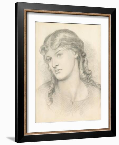 Alexa Wilding, 1865-Dante Gabriel Rossetti-Framed Giclee Print