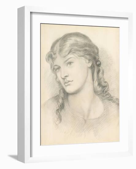 Alexa Wilding, 1865-Dante Gabriel Rossetti-Framed Giclee Print