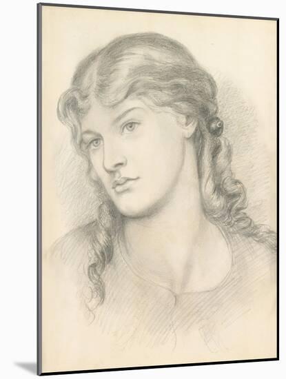 Alexa Wilding, 1865-Dante Gabriel Rossetti-Mounted Giclee Print