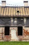 Courtyard near the Old Soviet Buildings in Late Autumn-alexabelov-Photographic Print