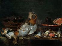 Still Life with Fish, Oysters and a Cat-Alexander Adriaenssen-Giclee Print