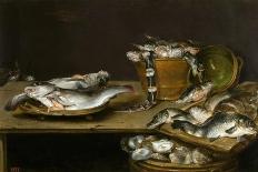 Still Life with Fish, Oysters and a Cat-Alexander Adriaenssen-Giclee Print