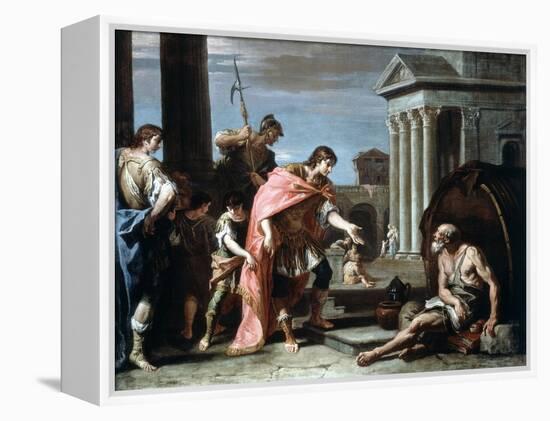 Alexander and Diogenes, Late 17th-Early 18th Century-Sebastiano Ricci-Framed Premier Image Canvas