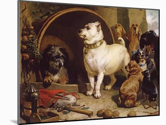 Alexander and Diogenes-Edwin Henry Landseer-Mounted Giclee Print