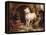 Alexander and Diogenes-Edwin Henry Landseer-Framed Premier Image Canvas