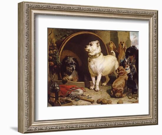 Alexander and Diogenes-Edwin Henry Landseer-Framed Giclee Print