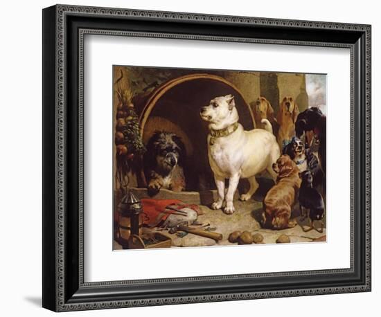 Alexander and Diogenes-Edwin Henry Landseer-Framed Giclee Print