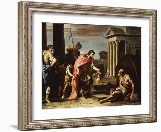 Alexander and Diogenes-Sebastiano Ricci-Framed Giclee Print