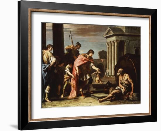 Alexander and Diogenes-Sebastiano Ricci-Framed Giclee Print