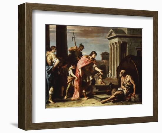 Alexander and Diogenes-Sebastiano Ricci-Framed Giclee Print