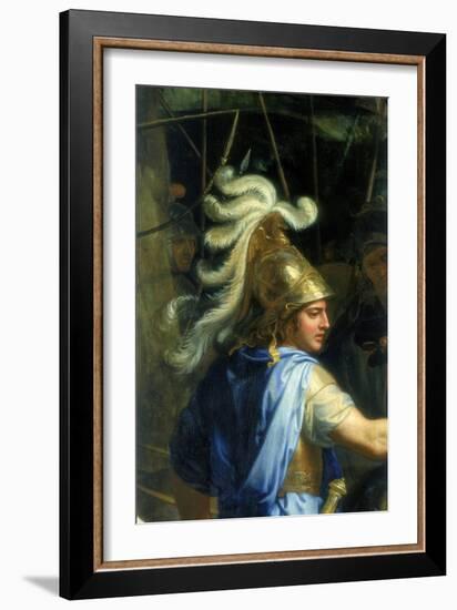 Alexander and Porus, C1673-Charles Le Brun-Framed Giclee Print