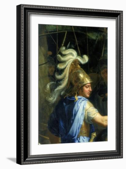 Alexander and Porus, C1673-Charles Le Brun-Framed Giclee Print