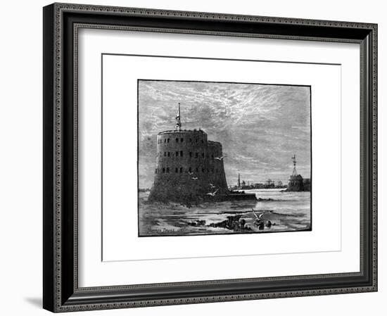 Alexander and the Peter the Great Forts, Cronstadt, Russia, 1887-Norman Davies-Framed Giclee Print