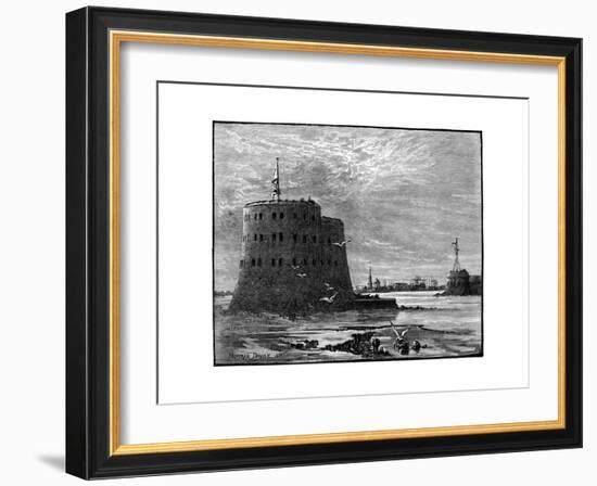 Alexander and the Peter the Great Forts, Cronstadt, Russia, 1887-Norman Davies-Framed Giclee Print
