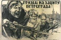 Let's Defend Petrograd Bravery!, 1919-Alexander Apsit-Framed Giclee Print