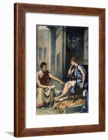 Alexander & Aristotle-null-Framed Giclee Print