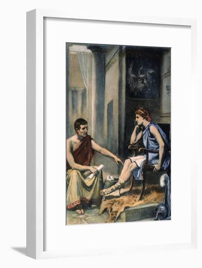 Alexander & Aristotle-null-Framed Giclee Print