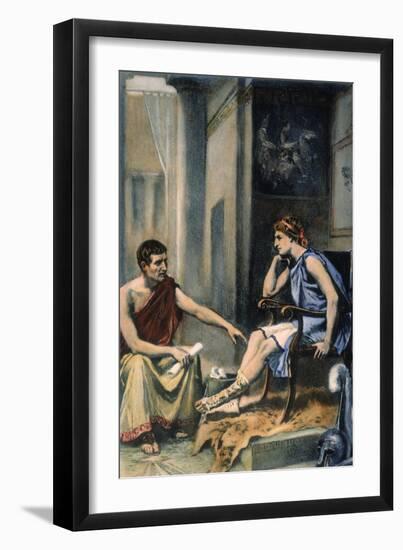Alexander & Aristotle-null-Framed Giclee Print