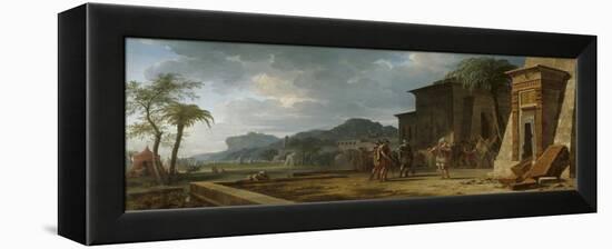 Alexander at the Tomb of Cyrus the Great, 1796-Pierre Henri de Valenciennes-Framed Premier Image Canvas