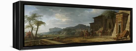 Alexander at the Tomb of Cyrus the Great, 1796-Pierre Henri de Valenciennes-Framed Premier Image Canvas