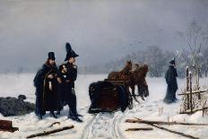 Alexander Pushkin's Duel with Georges D'Anthes, 1884-Alexander Avvakumovich Naumov-Giclee Print