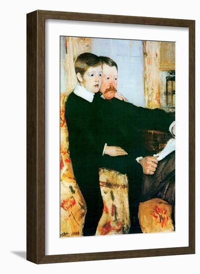 Alexander Cassatt and Robert Kelso Cassatt-Mary Cassatt-Framed Art Print