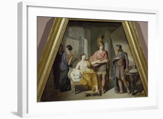 Alexander Ceding His Mistress Campaspe to Apelles-Francesco Coghetti-Framed Giclee Print