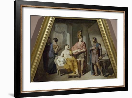 Alexander Ceding His Mistress Campaspe to Apelles-Francesco Coghetti-Framed Giclee Print