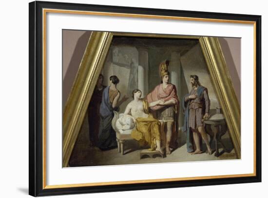 Alexander Ceding His Mistress Campaspe to Apelles-Francesco Coghetti-Framed Giclee Print