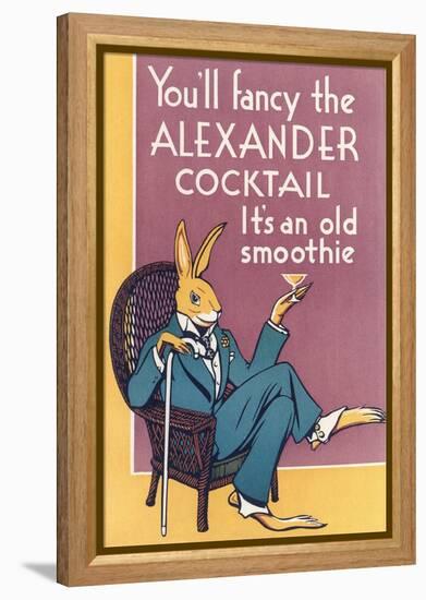 Alexander Cocktail, Old Smoothie-null-Framed Stretched Canvas