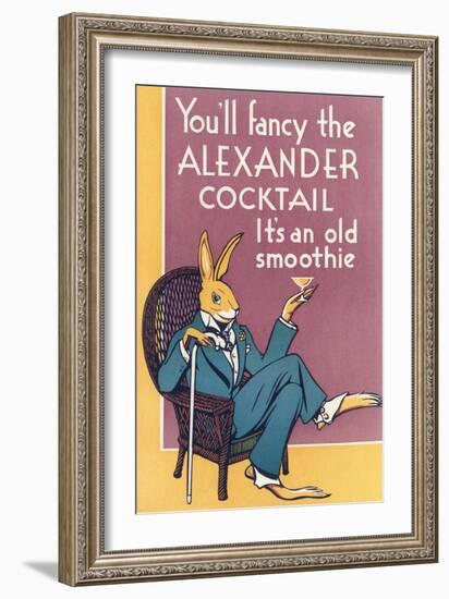 Alexander Cocktail, Old Smoothie-null-Framed Art Print