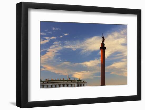 Alexander Column in Palace Square.-Jon Hicks-Framed Photographic Print