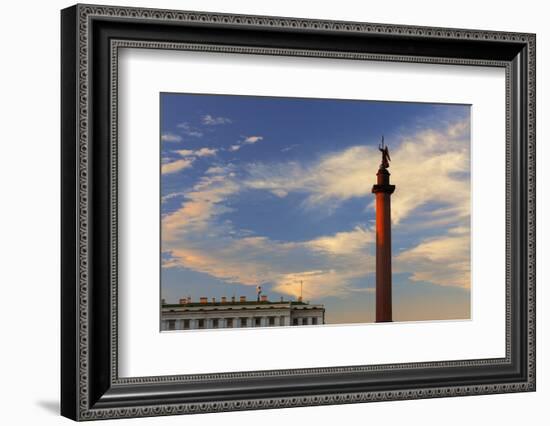 Alexander Column in Palace Square.-Jon Hicks-Framed Photographic Print