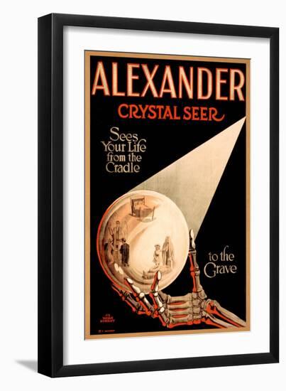 Alexander, Crystal Seer-null-Framed Art Print