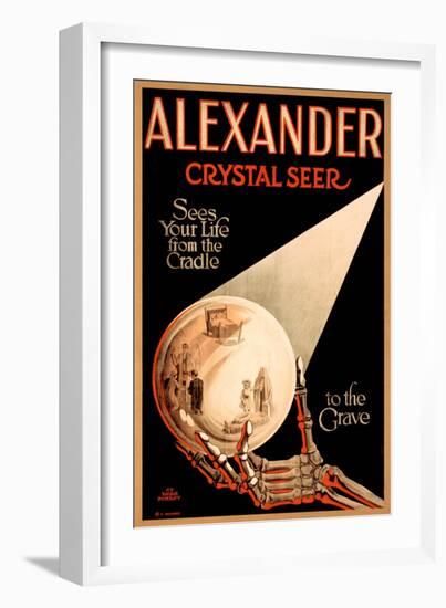 Alexander, Crystal Seer-null-Framed Art Print