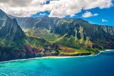 View on Napali Coast on Kauai Island on Hawaii-Alexander Demyanenko-Premier Image Canvas