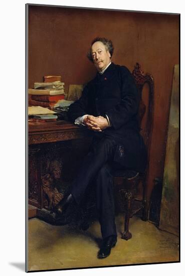 Alexander Dumas Fils 1877-Jean-Louis Ernest Meissonier-Mounted Giclee Print