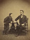 Abraham Lincoln and his son Thomas , 1865-Alexander Gardner-Photographic Print