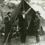 Abraham Lincoln with Allan Pinkerton and Major General John A. Mcclernand, 1862-Alexander Gardner-Photographic Print