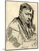 Alexander GLAZUNOV by Serov-Valentin Aleksandrovich Serov-Mounted Giclee Print