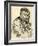 Alexander GLAZUNOV by Serov-Valentin Aleksandrovich Serov-Framed Giclee Print