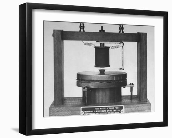 Alexander Graham Bell's First Telephone Instrument-null-Framed Photographic Print