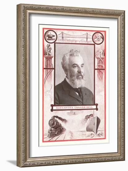 Alexander Graham Bell-null-Framed Art Print