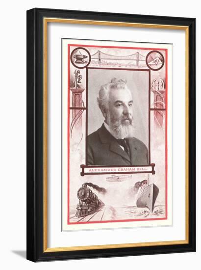 Alexander Graham Bell-null-Framed Art Print