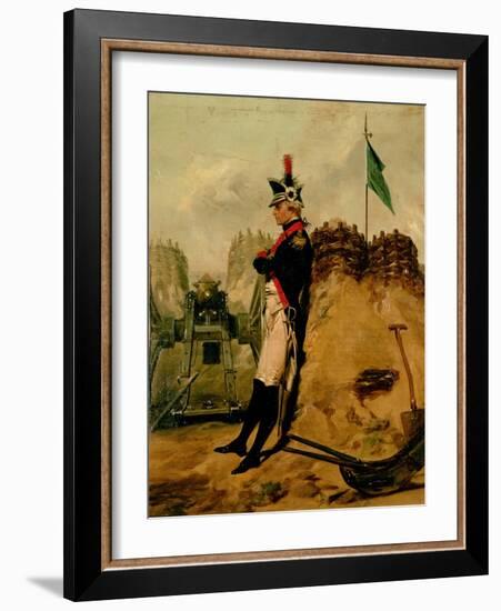 Alexander Hamilton (1757-1804) in the Uniform of the New York Artillery-Alonzo Chappel-Framed Giclee Print