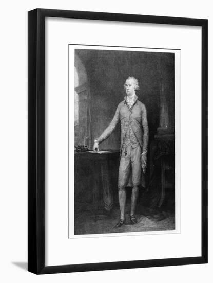 Alexander Hamilton, after the Painting of 1792 (Engraving)-John Trumbull-Framed Giclee Print