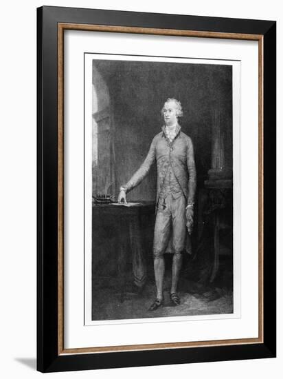 Alexander Hamilton, after the Painting of 1792 (Engraving)-John Trumbull-Framed Giclee Print