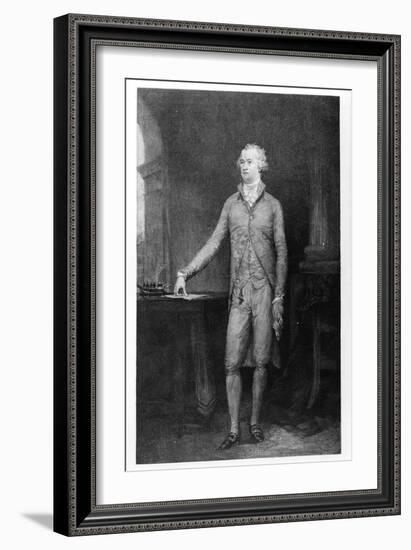 Alexander Hamilton, after the Painting of 1792 (Engraving)-John Trumbull-Framed Giclee Print