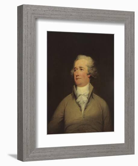 Alexander Hamilton, by John Trumbull, 1792, American painting,-John Trumbull-Framed Art Print